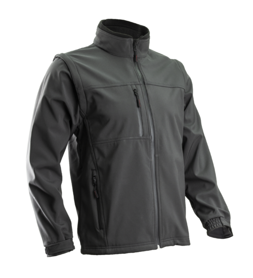YANG 2 en 1 – YANG 2/1 LEVEHETŐ UJJÚ FÉRFI SOFTSHELL KABÁT SZÜRKE