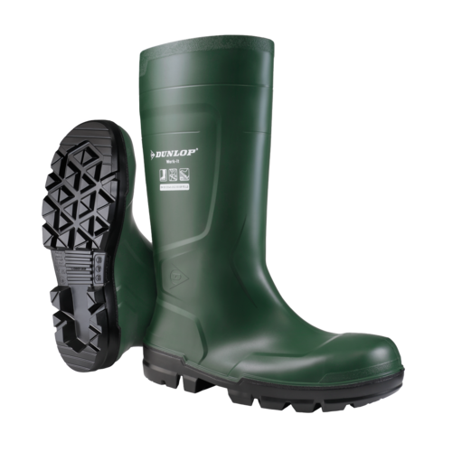 WORK IT – DUNLOP WORKIT SAFETY S5 ZÖLD PVC CSIZMA