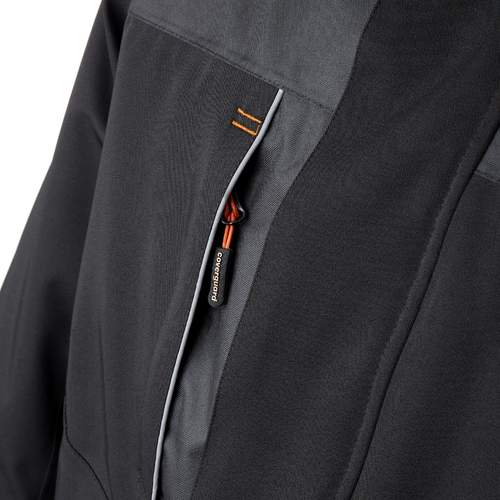 TAMIA SOFTSHELL KABÁT FEKETE/NARANCS