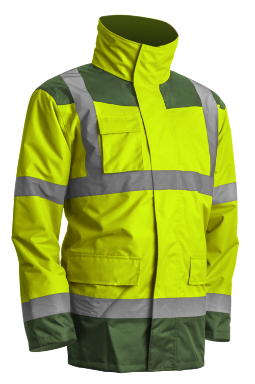 KANATA 4/1 HI-VIZ SÁRGA/ZÖLD PE KABÁT