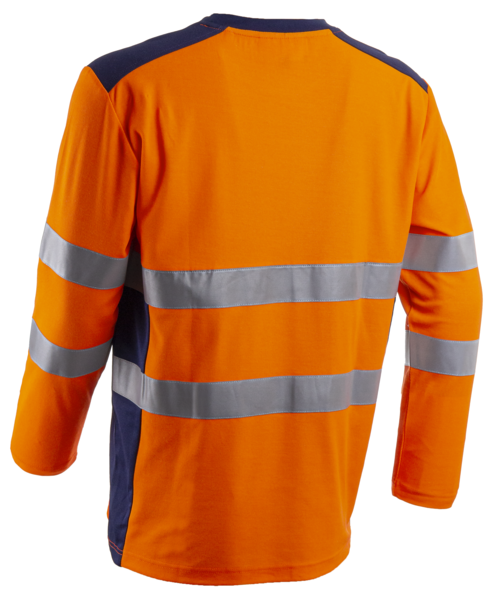 RIKKA HOSSZÚUJJÚ PÓLÓ HI-VIZ NARANCS ÉS KÉK SZÍNBEN