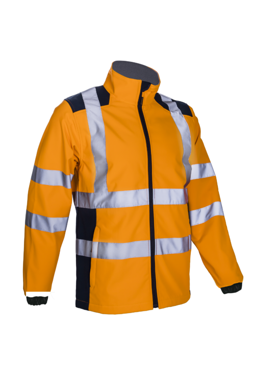 KANPA HI-VÍZ NARANCS SOFTSHELL DZSEKI