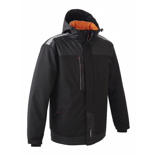 TAMIA SOFTSHELL KABÁT FEKETE/NARANCS