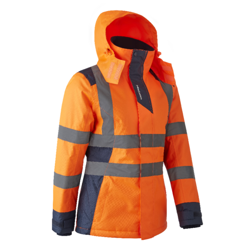 HORA FLUO NARANCS/SÖTÉTKÉK NŐI TÉLIKABÁT