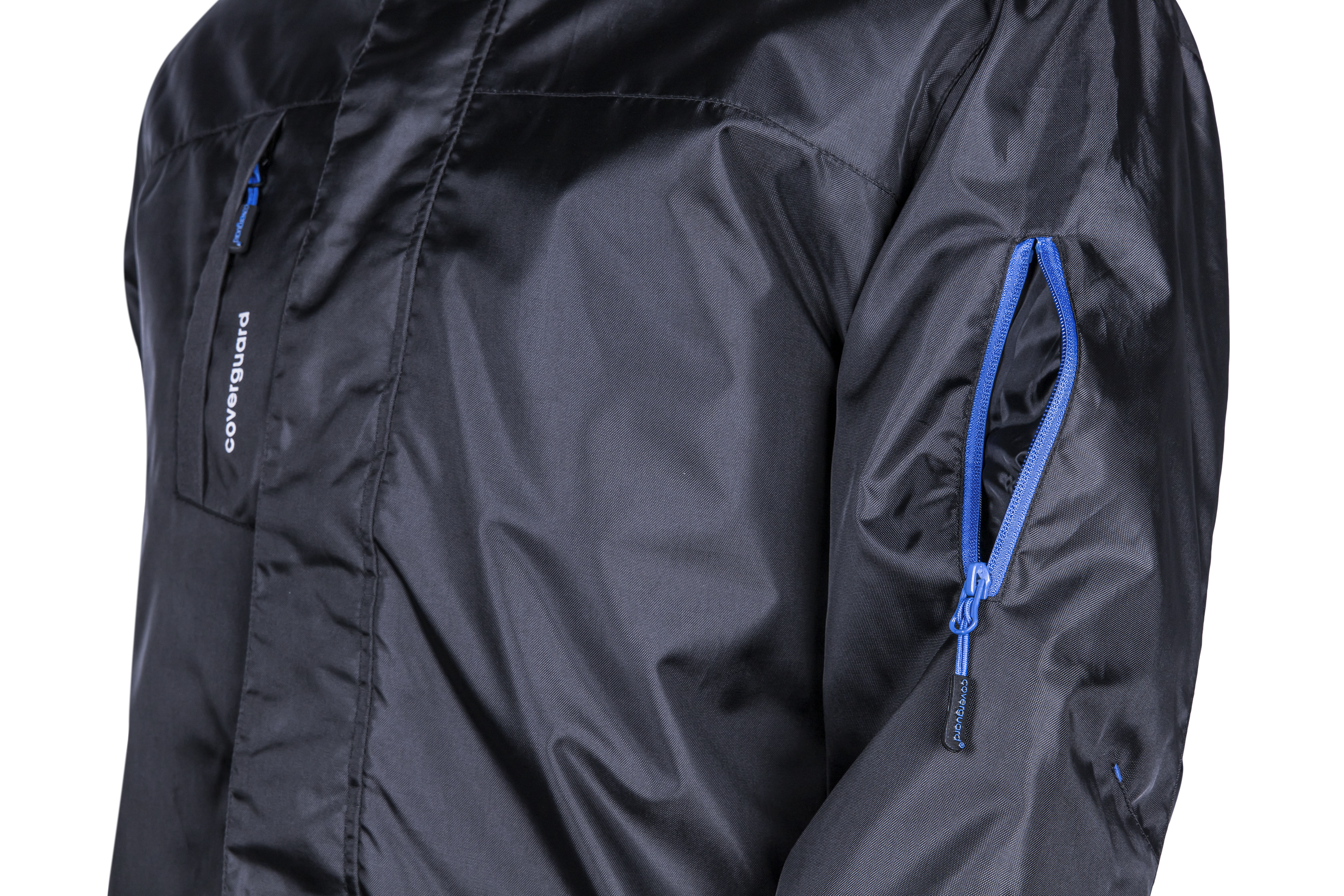 Hooded parka with zip black / gray for Men | Sandro Paris